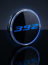 Dodge Challenger Charger 300 SRT Floating Self-Leveling LED 63mm Wheel Center Caps (Set of 4) - Metal