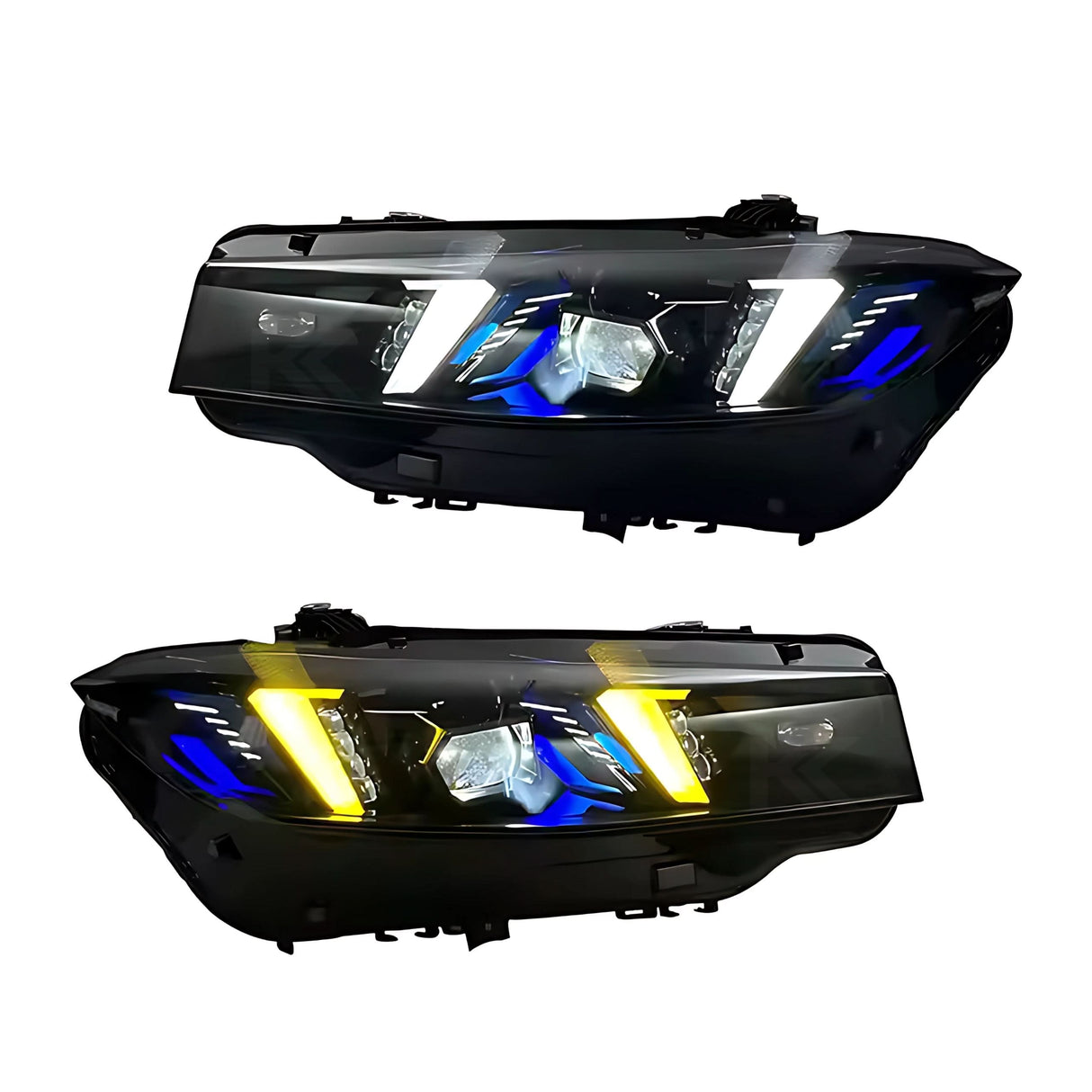 2019+ BMW 3 Series G20 / G28 Snake Eye Style Sequential LED Headlights – Pre-LCI & LCI