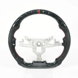 Corvette C6 Flat Bottom Steering Wheel – Hydro-Dip Carbon Fiber Woodgrain Finish (2007–2013)