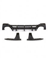 2020–2021 Audi RS7 C8 Sportback Finned Rear Bumper Lip – Dry Carbon Fiber