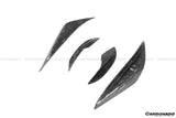 2008-2012 BMW M3 E90  E92  E93 KA Style Carbon Fiber Canards