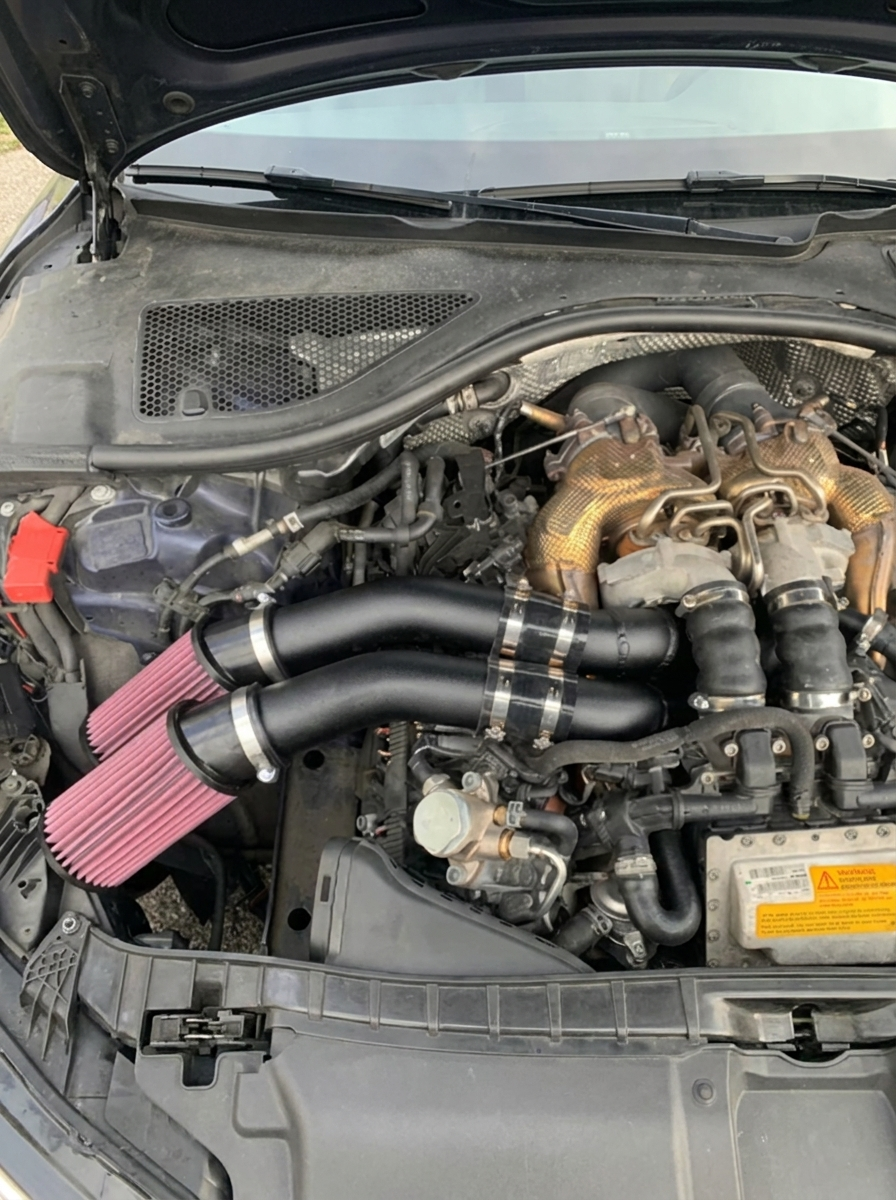 Audi S6 S7 RS7 A8 C7 D4 4.0TT V8 High Flow Cold Air Intake System 2011 - 2019 OE 41031AA281