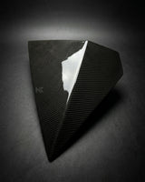 2011–2017 Lamborghini Aventador Rear Hood Trim – Dry Carbon Fiber