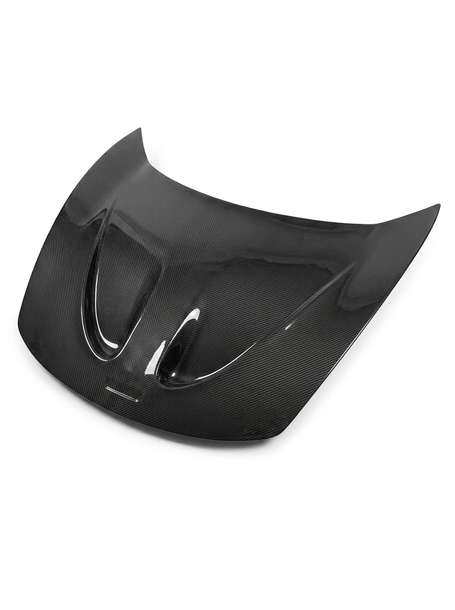 McLaren 650S P1 Style Bolt-On Hood Bonnet - Dry Carbon Fiber