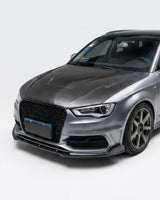 2014–2015 Audi A3 S-Line 8V Hatchback Front Lip Splitter – Carbon Fiber