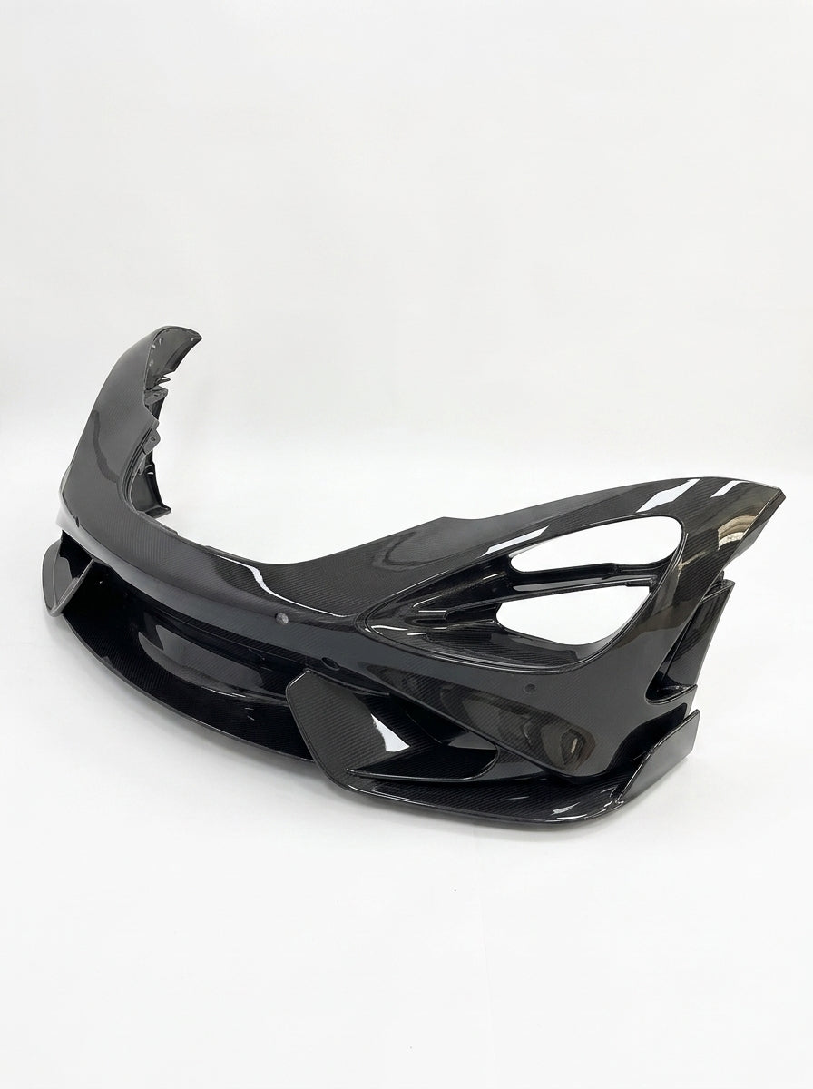 McLaren 765LT Dry Carbon Fiber Front Bumper Bolt-On