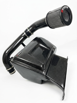 VW Golf 6 GTI MK6 EA888 Gen1 2.0T Dry Carbon Fiber High Flow Cold Air Intake System 2009 - 2013 OE KD4237BK
