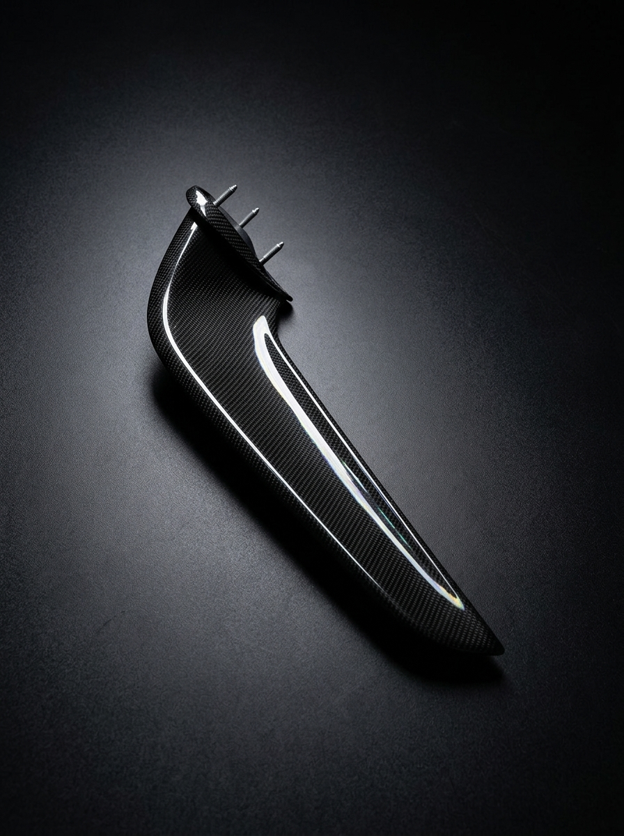 2010-2015 Ferrari 458 Italia Spider Front Grille Trim Cover - Dry Carbon Fiber