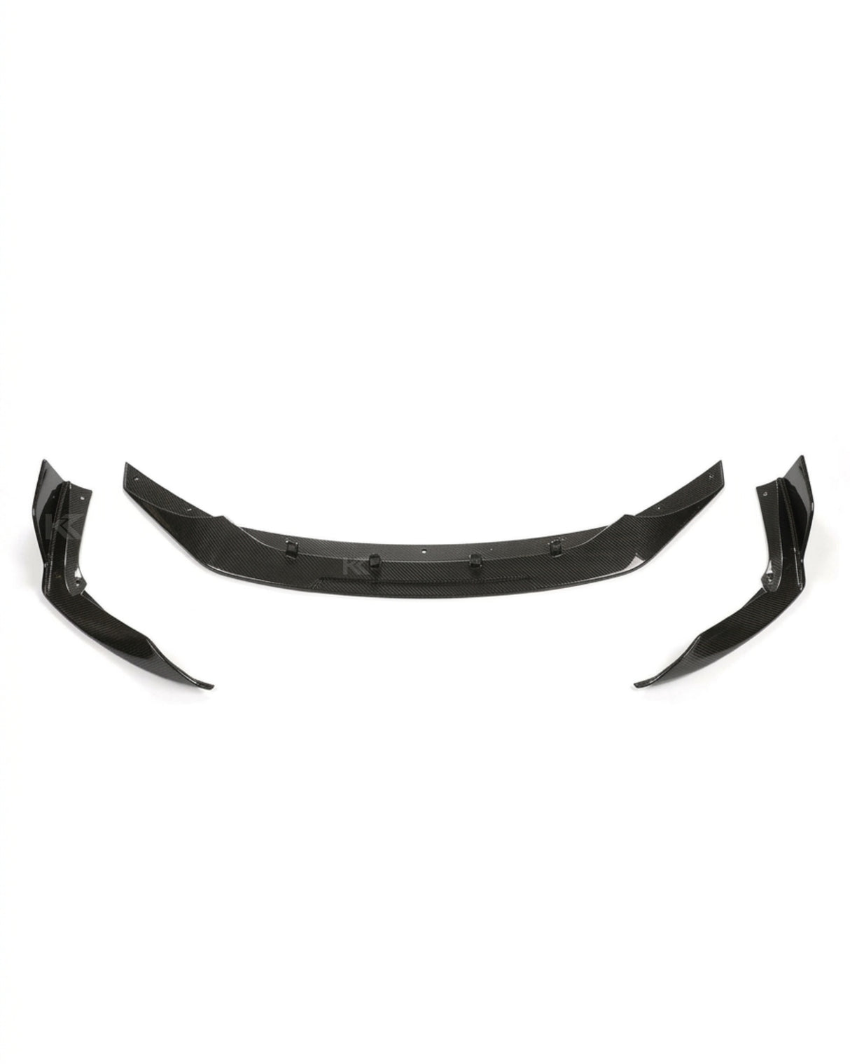 2019–2021 Audi RS6 C8 Avant Front Bumper Lip Spoiler – Pre-Preg Dry Carbon Fiber
