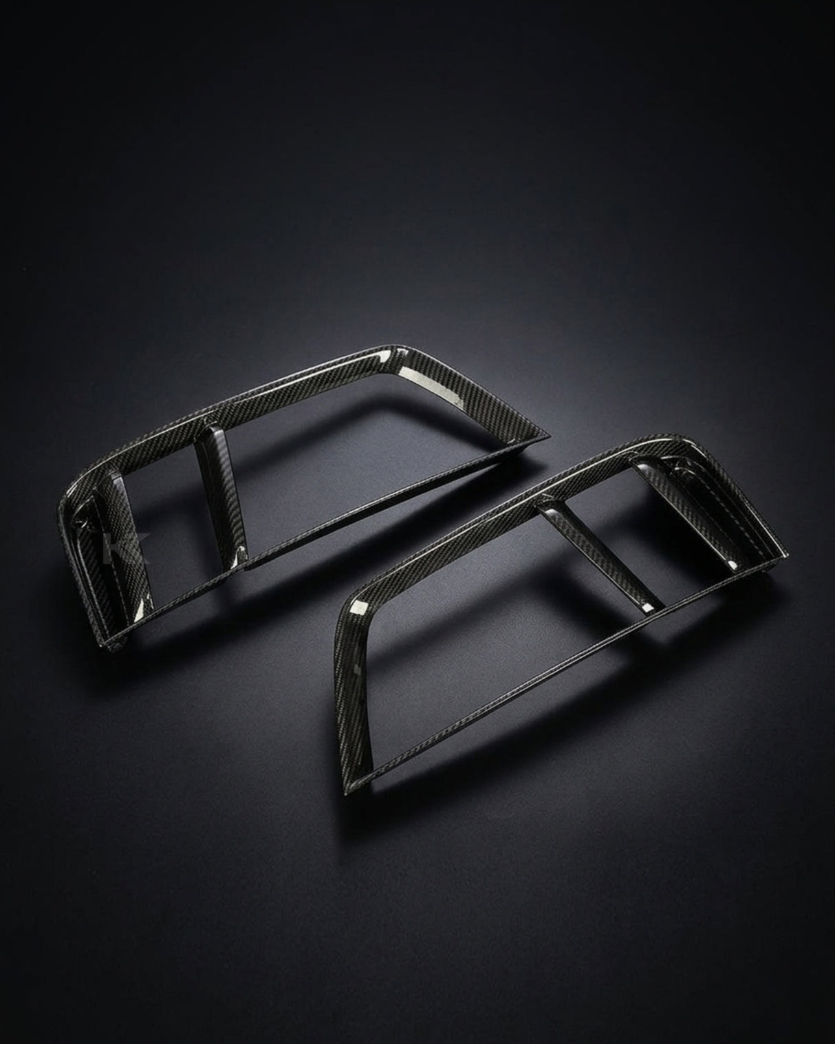 2016–2018 Audi R8 V10 & V10 Plus Coupe Rear Bumper Vent Covers – Carbon Fiber