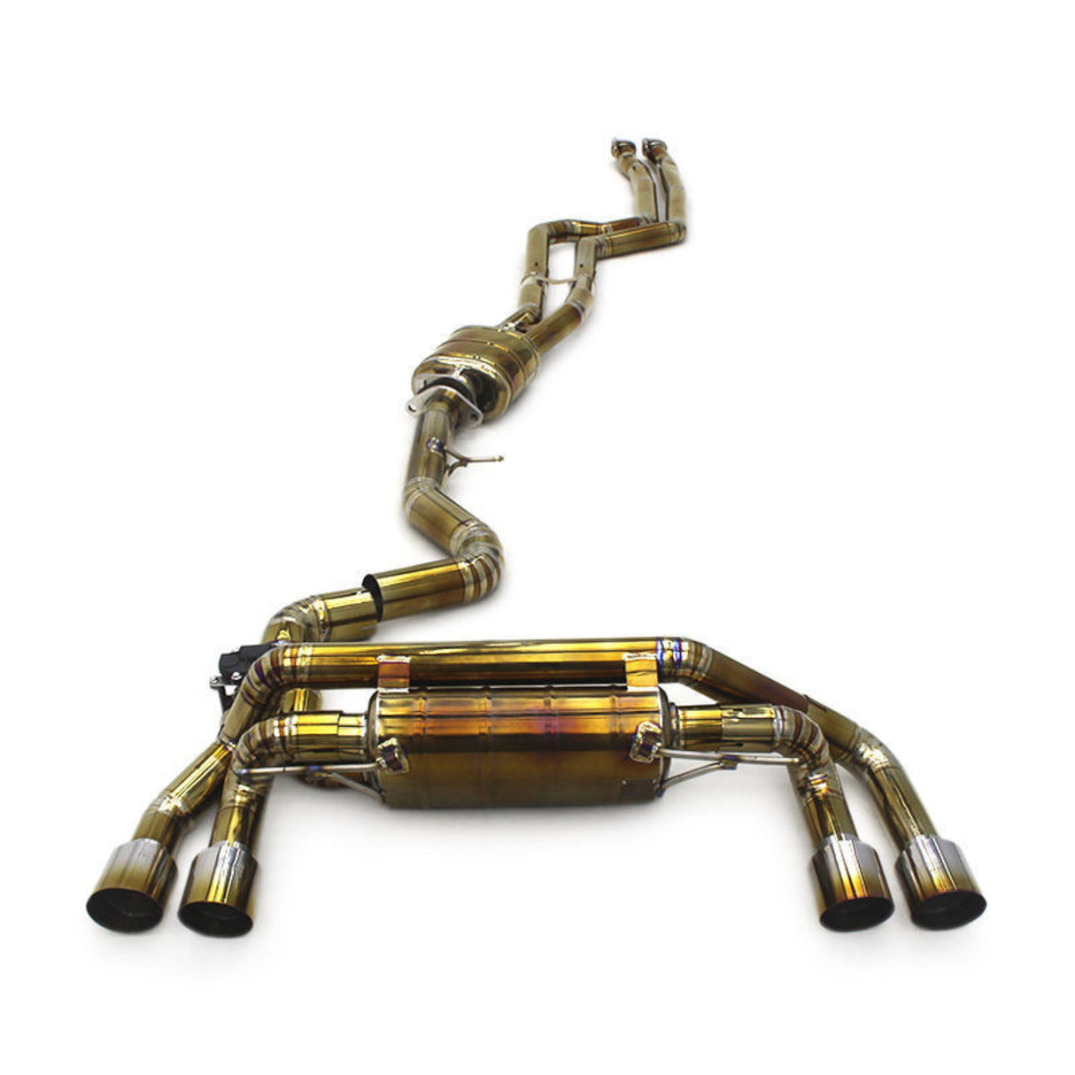 BMW 1 Series M Coupe (1M/E82) Golden Titanium Valved Catback 2011-2012