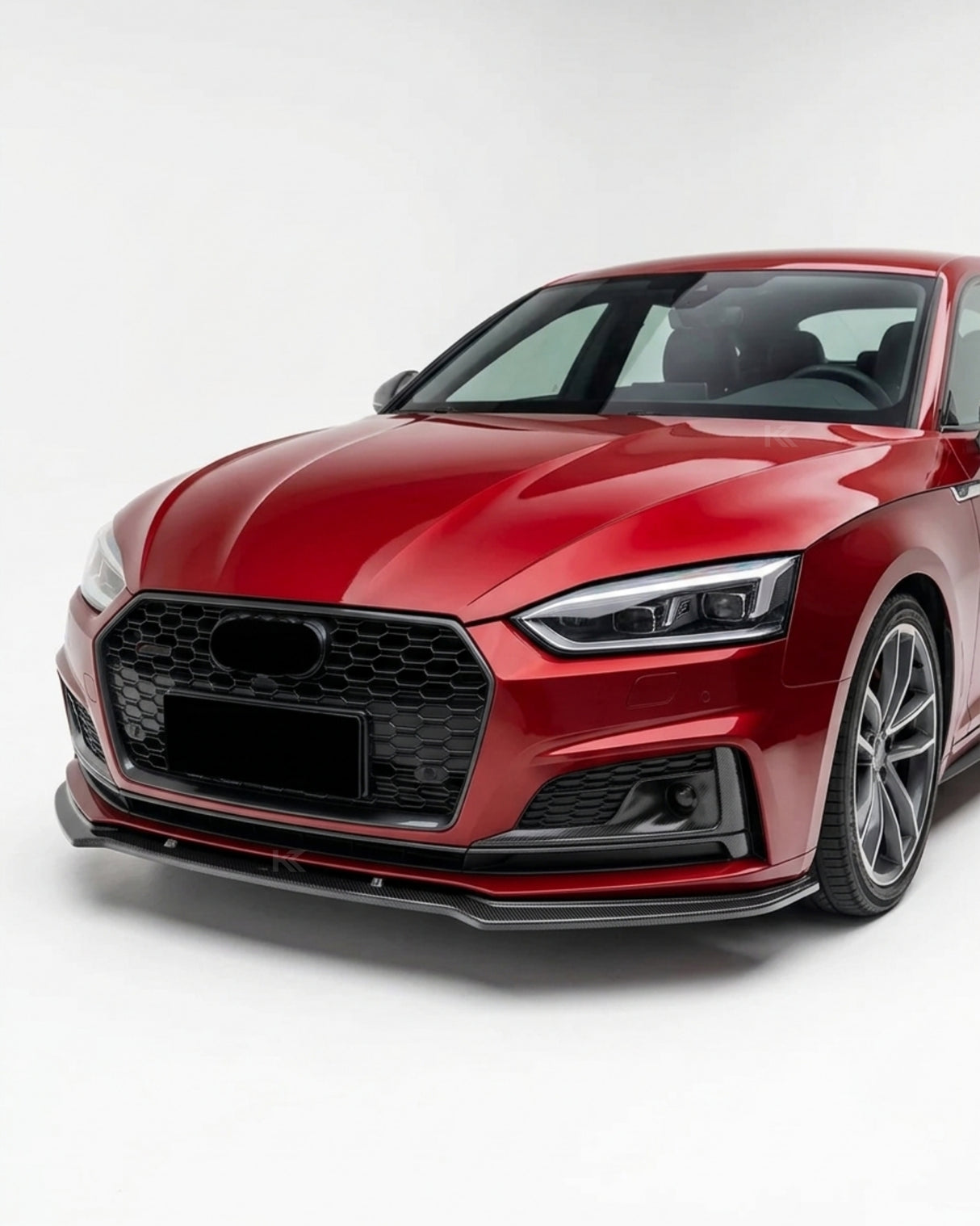 2017–2019 Audi A5 S-Line / S5 B9 Coupe & Sportback Front Lip Splitter – Carbon Fiber