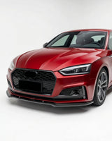 2017–2019 Audi A5 S-Line / S5 B9 Coupe & Sportback Front Lip Splitter – Carbon Fiber