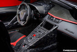 2011-2016 Lamborghini Aventador LP700 Roadster OEM Style Carbon Fiber Center Control Surround Panel