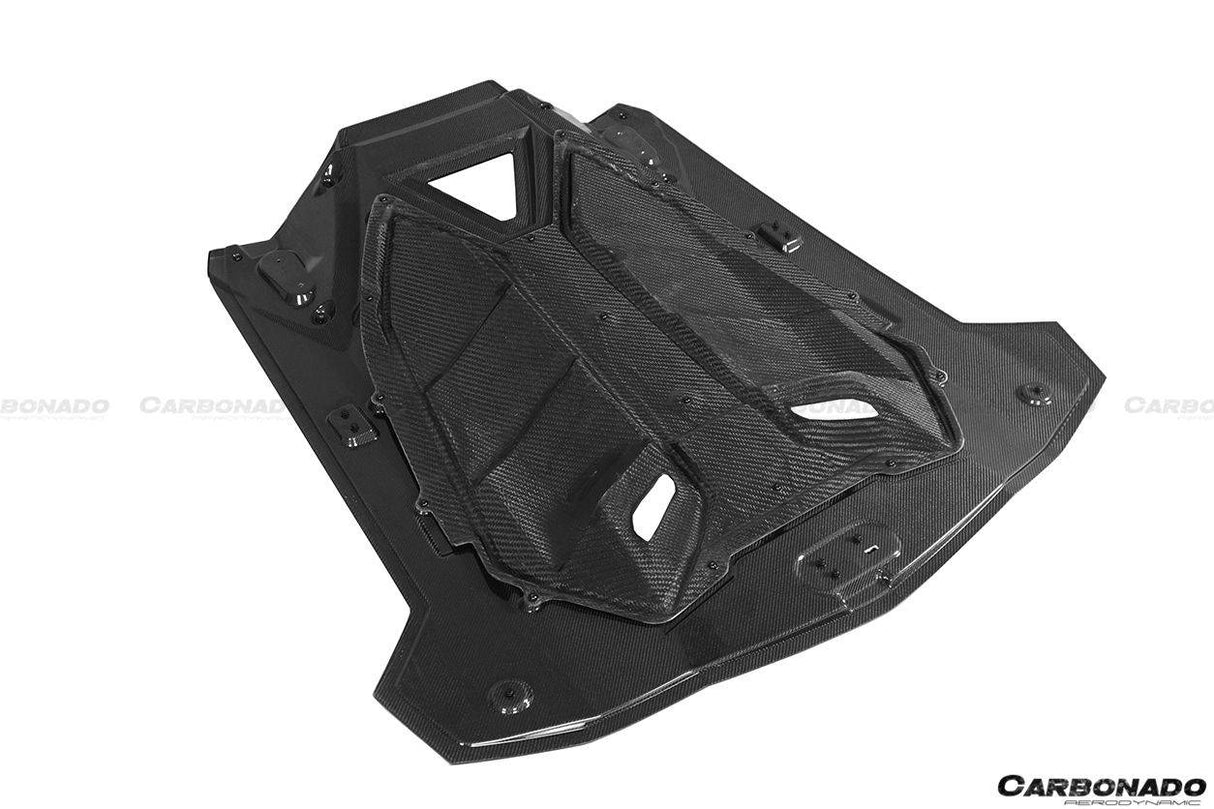 2013-2016 Lamborghini Aventador LP700 Roadster Oem Style Carbon Fiber Engine Trunk
