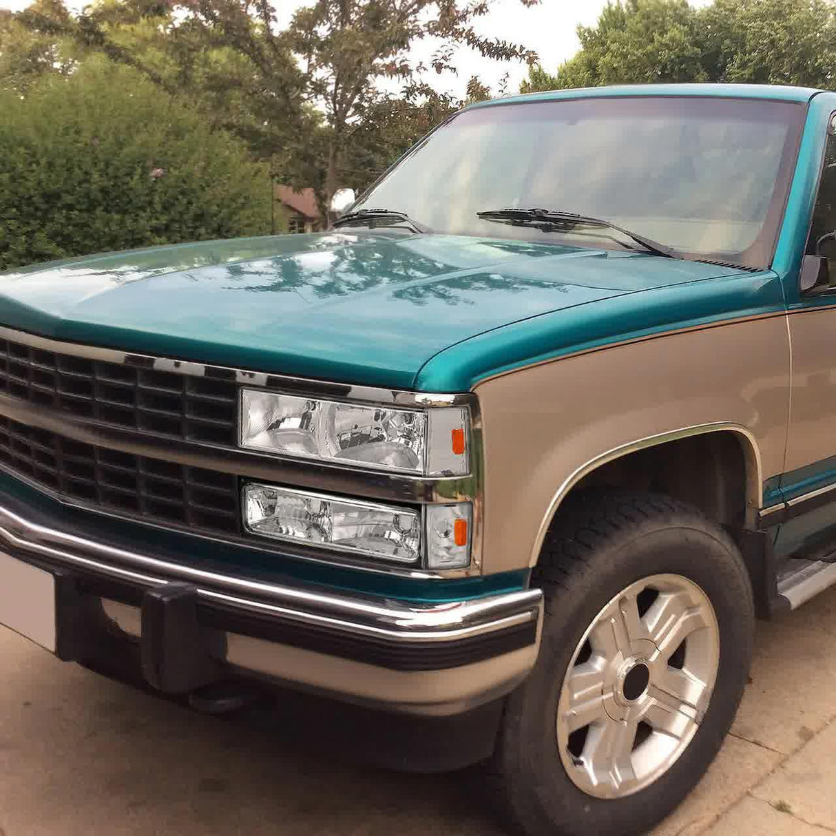 Spec-D OEM Replacement Headlights Chevy/GMC CK Pick Up Truck (88-93) w/ Bumper & Corner Lights -  Chrome or Black