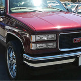 Spec-D OEM Replacement Headlights GMC Sierra / Yukon (94-98) Matte Black or Chrome Housing