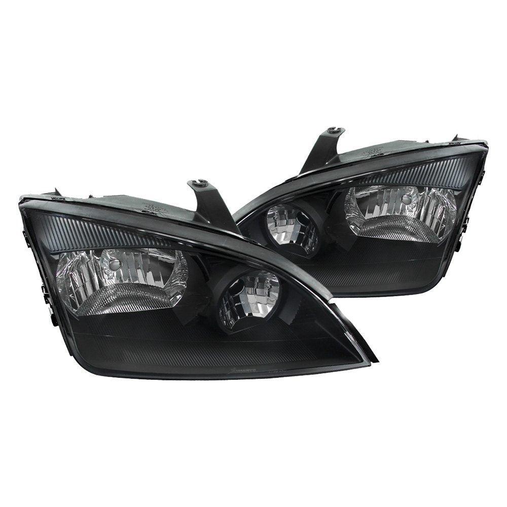 Spec-D OEM Replacement Headlights Ford Focus (05-07) Matte Black or Chrome Housing