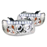 Spec-D Projector Headlights Ford Escape (05-07) Dual LED Halo - Black or Chrome