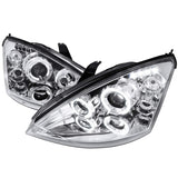 Spec-D Projector Headlights Ford Focus (00-04) LED Halo - Black or Chrome