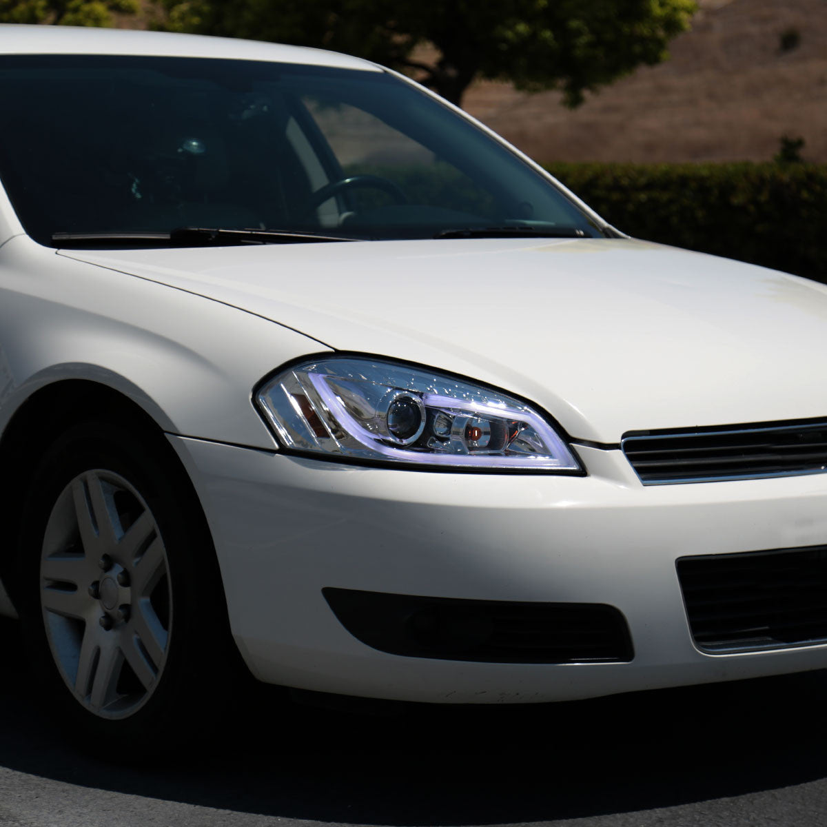 NTXGLOW RGB chrome headlights (2006-2013 Chevrolet Impala / 2014-2015 Impala Limited / 2006-2007 Monte Carlo)