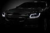 Spec-D Projector Headlights Chevy Malibu LS/LT/LTZ (08-12) Halo LED - Black/Chrome