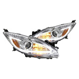 Spec-D Projector Headlights Mazda 3 (2010-2013) LED DRL - Black or Chrome