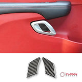 [2pcs] Carbon Fiber Interior Door Handle Trim Overlay for Dodge Challenger 2015-2023