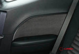 [2pcs] Carbon Fiber Rear Seat Arm Rest Panel Overlay for Dodge Challenger 2015-2023