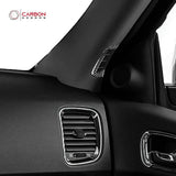 [2pcs] Real Carbon Fiber A-Pillar AC Vent Trim Overlay for 2011+ Dodge Durango