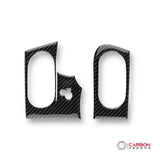 [2pcs] Real Carbon Fiber AC vents & Headlight Control Trim Overlay | C6 2005-2013 Corvette