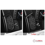 [2pcs] Real Carbon Fiber AC vents & Headlight Control Trim Overlay | C6 2005-2013 Corvette