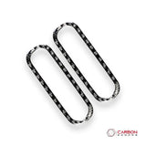 [2pcs] Real Carbon Fiber Door AC Vent trim Overlay For Mustang 2010-2014