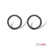 [2pcs] Real Carbon Fiber Door Speaker Trim Overlay for 2011-2020 Dodge Durango