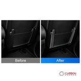 [2pcs] Real Carbon Fiber Rear Seat Storage Trim Overlay for 2011-2022 Dodge Durango