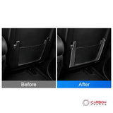 [2pcs] Real Carbon Fiber Rear Seat Storage Trim Overlay for 2011-2022 Dodge Durango