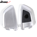 For BMW Car Smart Remote Key Fob Shell Holder Case Cover Silver Black