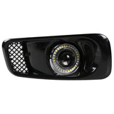 1999-2000Â Honda Civic White LED Halo DRL Projector Fog Lights Lamps