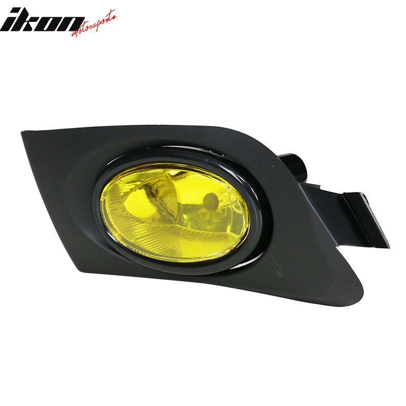 2001-2003Â Honda Civic Yellow Lens 2PCS Front Bumper Fog Lights Lamps