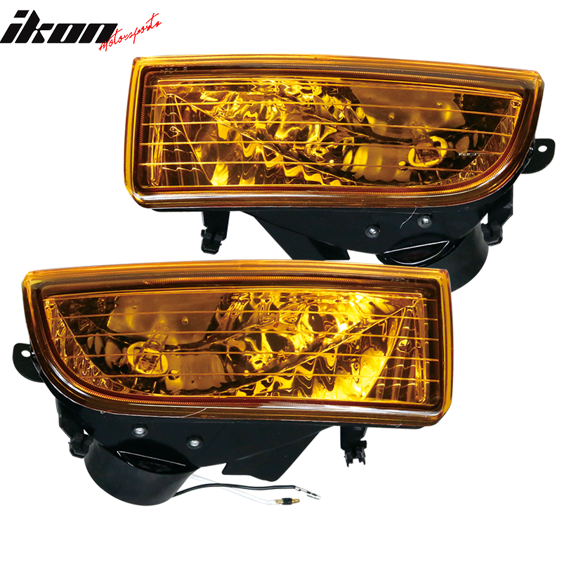 1997-2001Â Honda Prelude Yellow Lens 2PCS Front Bumper Fog Lights Lamps