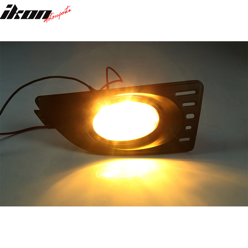 2005-2007Â Acura RSX Yellow Lens 2PCS Front Bumper Fog Lights Lamp