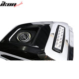2014-2019 Toyota Tundra Chrome Halo Projector LED Bumper Fog Lights