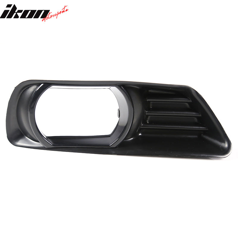 2007-2009 Toyota Camry 2PC Front Bumper Fog Lights Clear W/Black Bezel