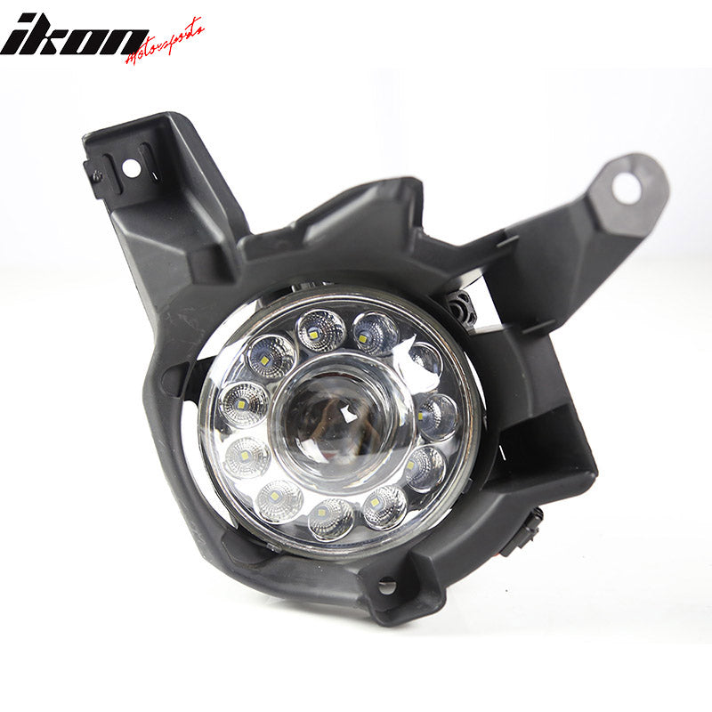 2013-2015 Toyota RAV-4 Halo Projector Clear Front Fog Lights Lamp