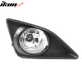 2009-2010 Toyota Corolla Clear w/ Silver Bezel Fog Lights