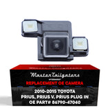 Toyota Prius (2010-2015), V (2012-2014), Plug in (2012-2015) OEM Replacement Backup Camera OE Part # 86790-47040
