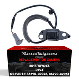 Toyota RAV4 (2015) OEM Replacement Backup Camera OE Part # 86790-0R022, 86790-42061