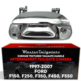 Ford F150 F250 F350 F450 F550 (1997-2007) Chrome Replacement Tailgate Handle with Backup Camera