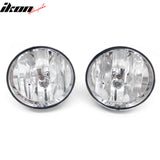 2002-2009 GMC Envoy 2PCS Right Left RH LH Front Bumper Driving Fog Lights Lamps Assembly Replacement Black Housing Clear Lens