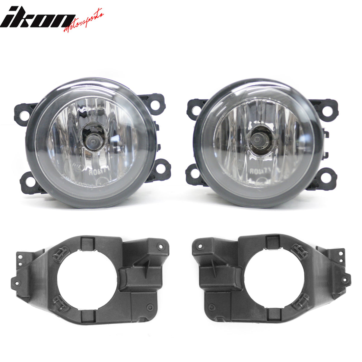 2011-2015 Ford Explorer 2PCS Right Left RH LH Front Bumper Driving Fog Lights Lamps Assembly Replacement W/Cover Black Housing Clear Lens